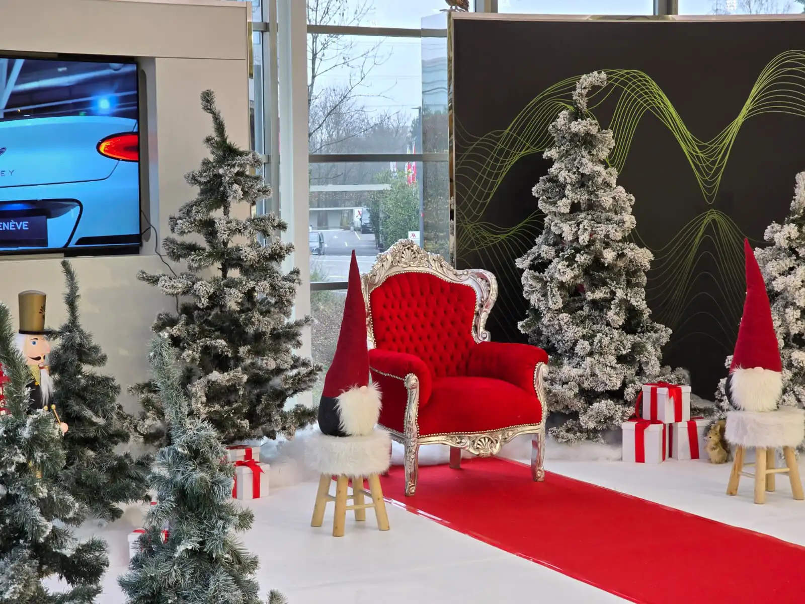 Agence événementielle en Suisse romande - équipe terrain en intervention de Noël - Global Creative
